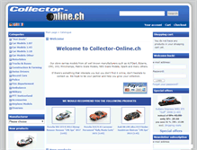 Tablet Screenshot of collector-online.ch